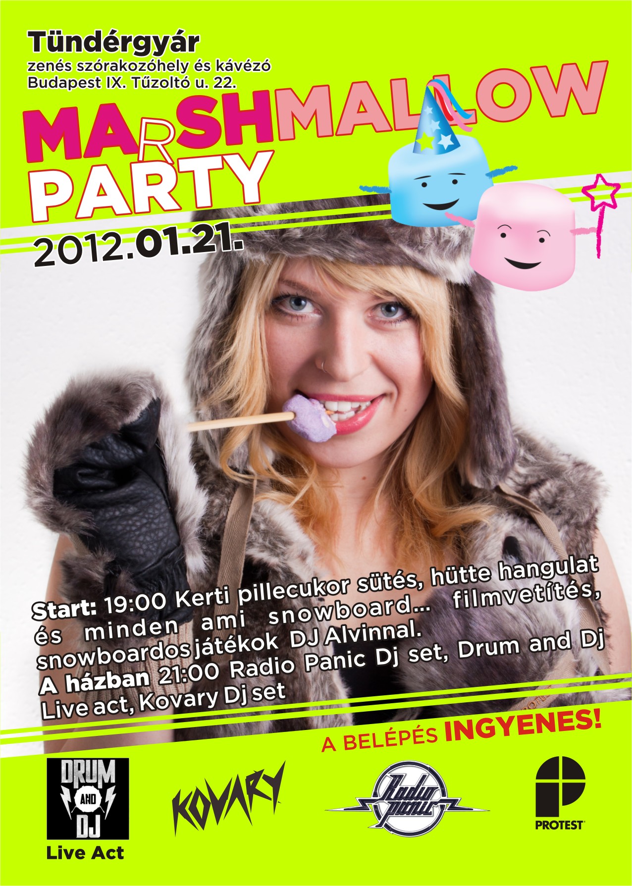 MArSHMALLOW Party + drum 'n' dj live act