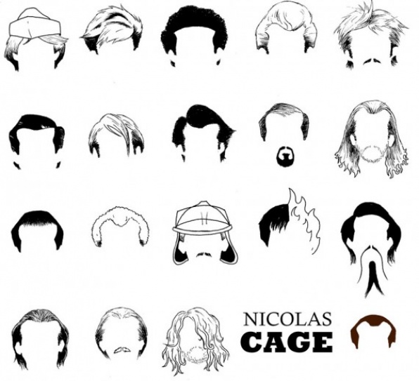 Nicolas Cage hajának evolúciója