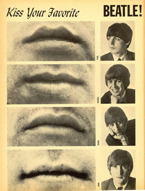 Melyik Beatles-tag szája a csókosabb?